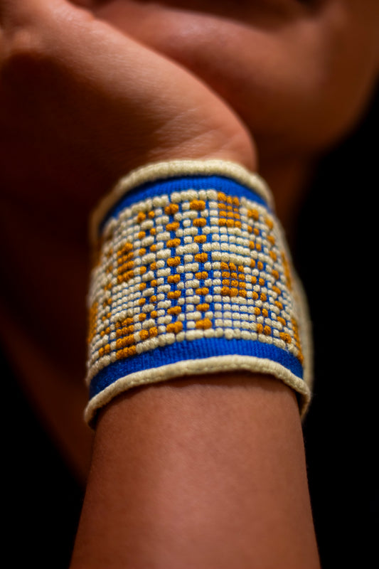 Traditional brocade bracelet